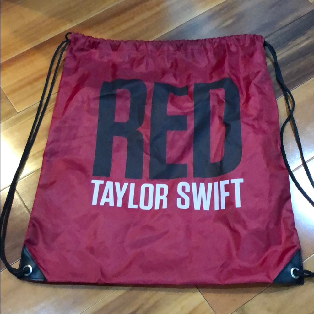 RED album string backpack T-Swift